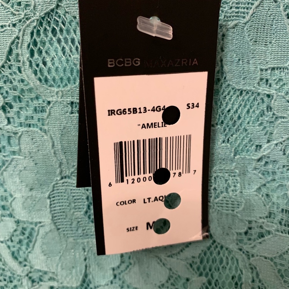 BCBG mint green lace dress - Picture 3 of 5